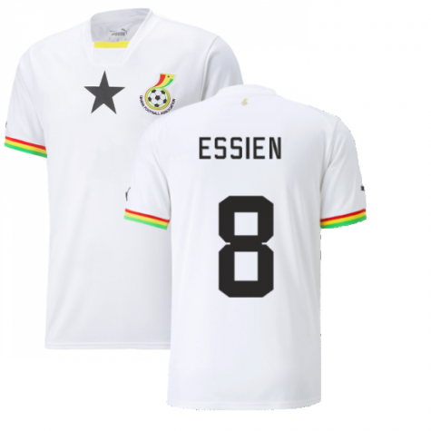 Ghana Michael Essien 8 Home Trikot WM 2022 Ghana Michael Essien 8 Home Trikot WM 2022
