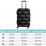 Juventus FC Gepäckschutz Elastisches Design Staubdicht Und Anti-Kratz-Gepäckhülle