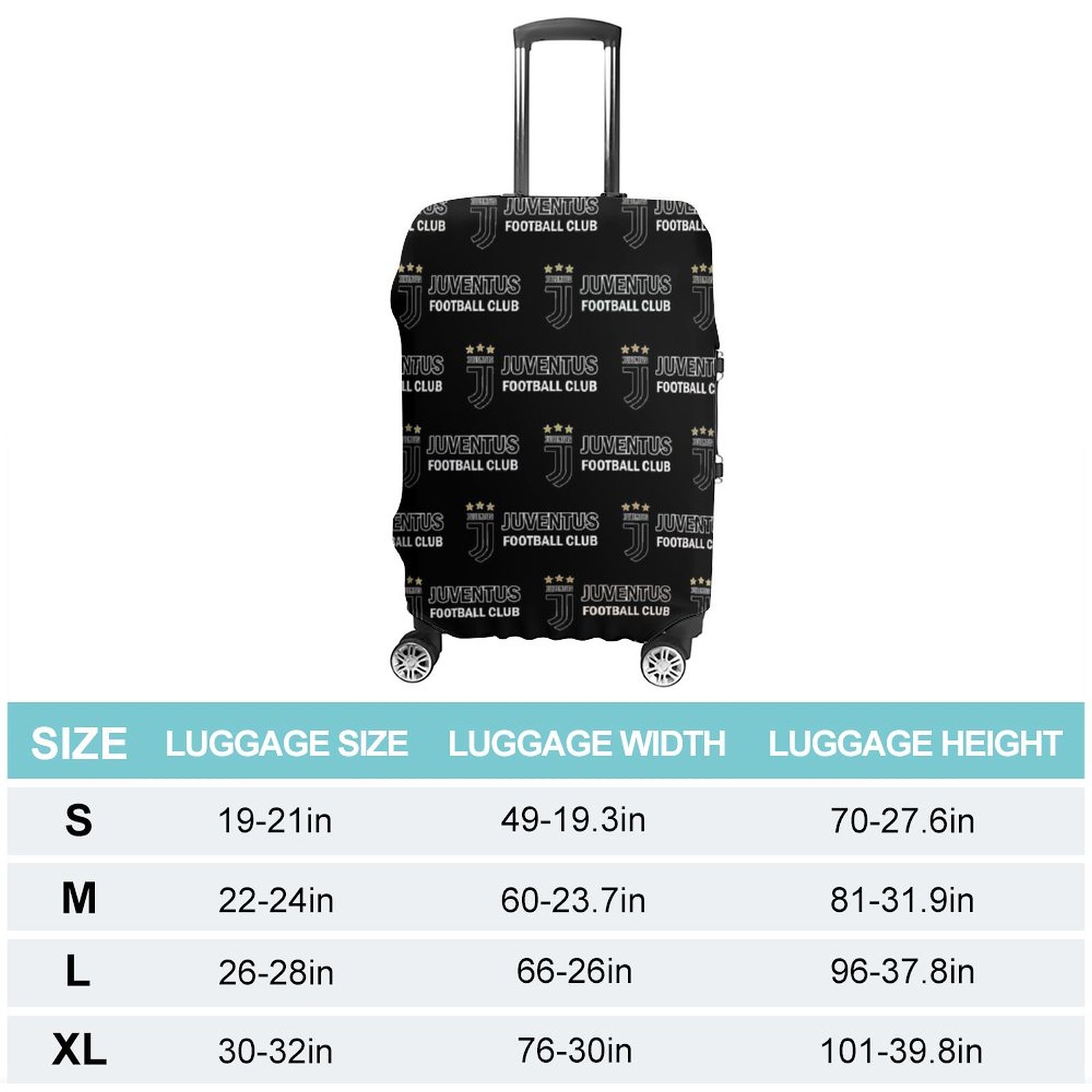 Juventus FC Gepäckschutz Elastisches Design Staubdicht Und Anti-Kratz-Gepäckhülle Juventus FC Gepäckschutz Elastisches Design Staubdicht Und Anti-Kratz-Gepäckhülle