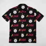 Ajax Kurzärmelige Herrenhemden, Passform Sommer Kurzarm Casual Button-Down Hemden