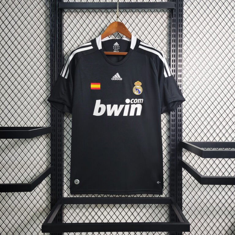 Real Madrid Away Retro Trikot 2008-2009 - Schwarz