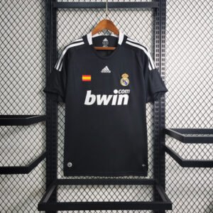 Real Madrid Away Retro Trikot 2008-2009 - Schwarz