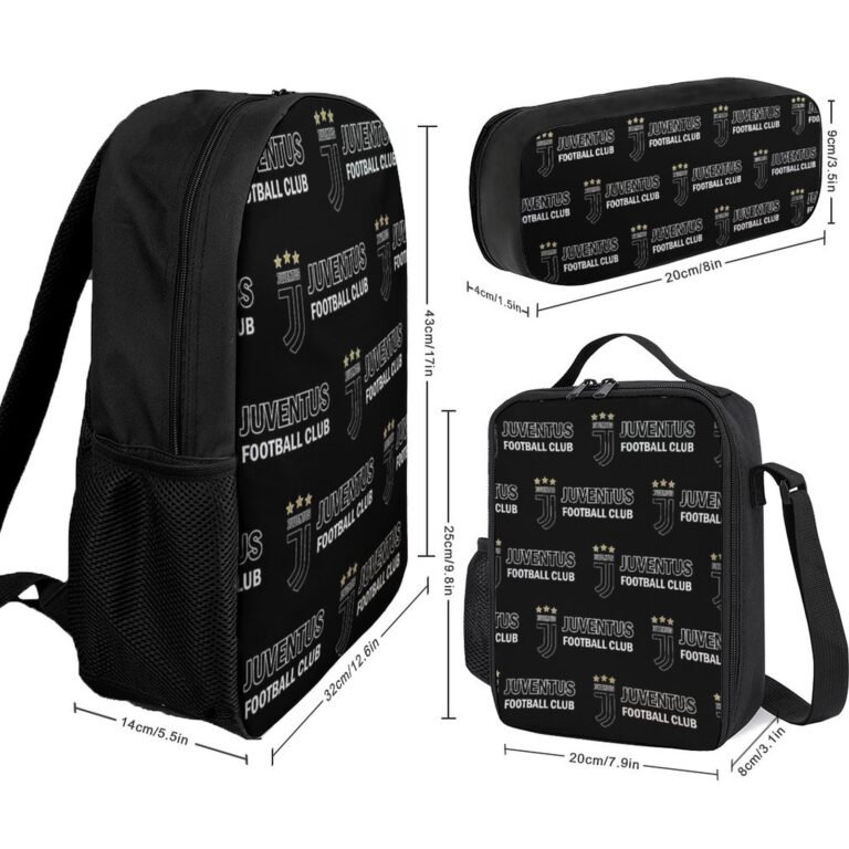 Juventus FC Student Schulranzen Lunchbag Stifttasche Kombination