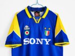 Juventus Away Retro Trikot 1995-1996 - Blau