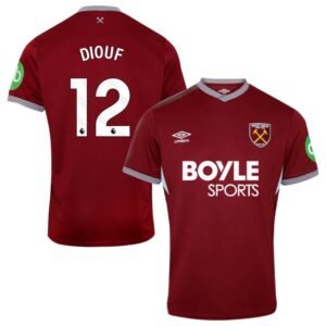 West Ham United Malick Diouf 12 Home Trikot 2025-2026