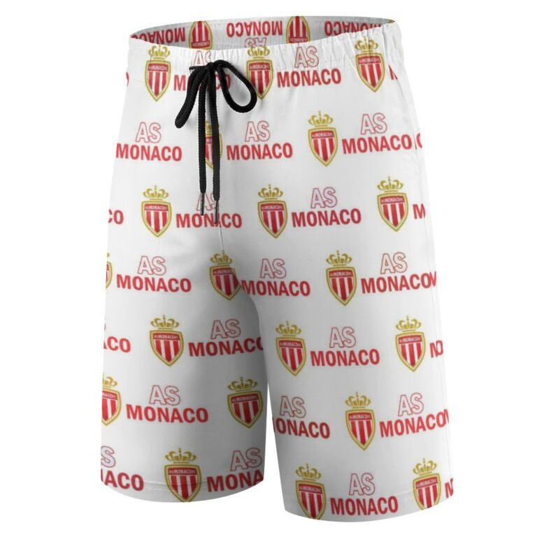 AS Monaco Kinder Badehose,Strandshorts Sommer Jogginghose,Strandhosen