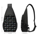 Newcastle United Crossbody Backpack Leichte Umhängetaschen Sling-Rucksack