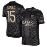 Paris Saint-Germain Danilo Pereira 15 Third Trikot 2023-2024