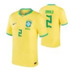 Brasilien Danilo 2 Home Trikot WM 2022