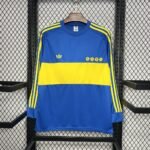 Boca Juniors Retro Langarm Home Trikot 1981-1982