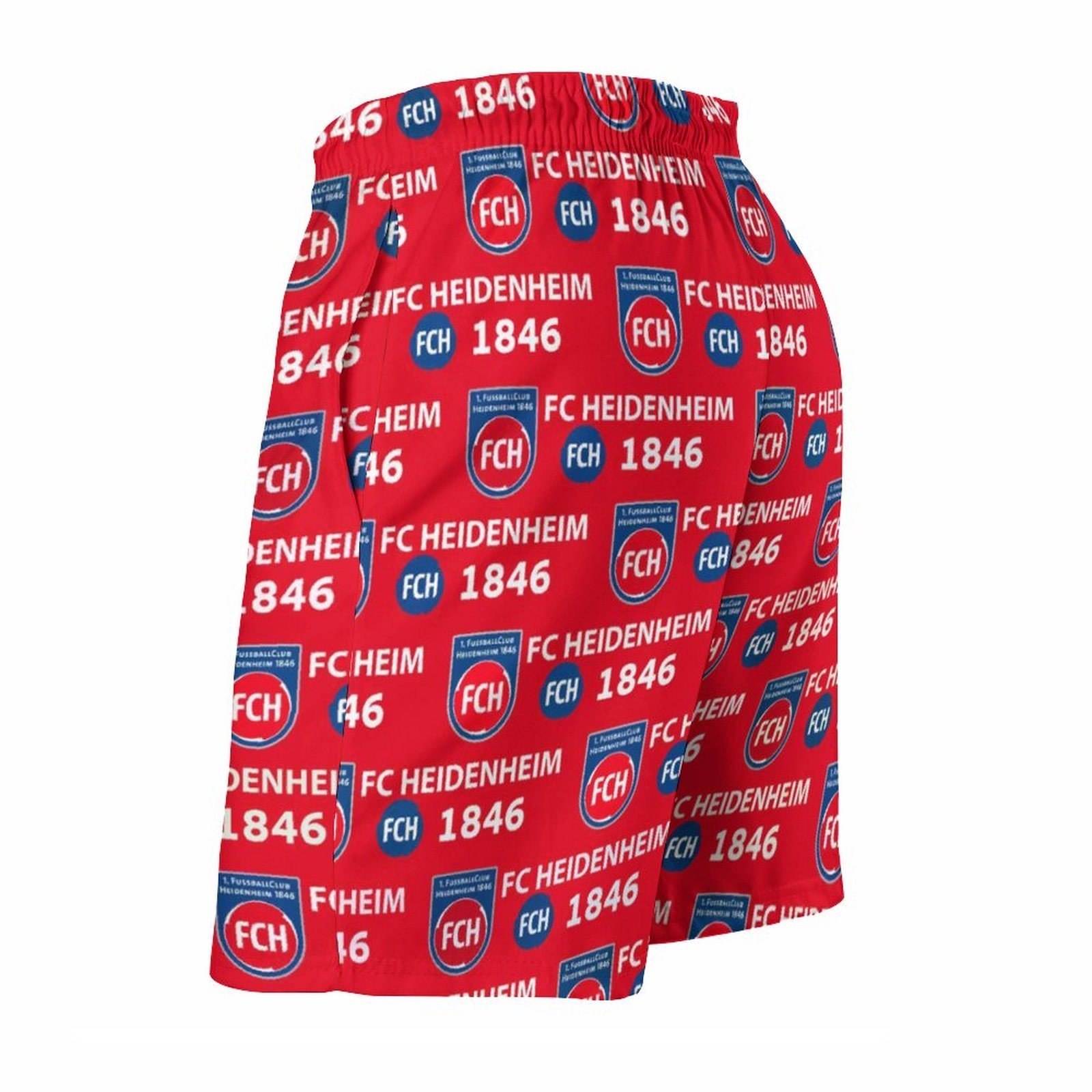 FC Heidenheim Herren Badehose Schnelltrocknende Strandshorts Mit Tasche Kordelzug Shorts FC Heidenheim Herren Badehose Schnelltrocknende Strandshorts Mit Tasche Kordelzug Shorts