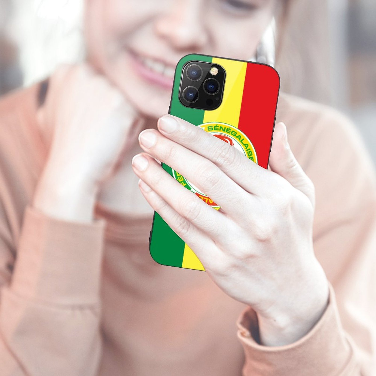 Senegal Stoßfest Glaskasten Handyhüllen & Cover Für IPhone 12 Senegal Stoßfest Glaskasten Handyhüllen & Cover Für IPhone 12