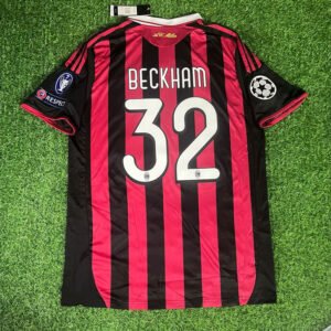 AC Mailand David Beckham 32 Home Retro Trikot 2009-2010