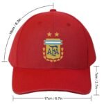 Argentinien Baseball Cap Verstellbar Reine Farbe Baseballkappe Mütze