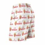 AS Monaco Herren Badehose Schnelltrocknende Strandshorts Mit Tasche Kordelzug Shorts