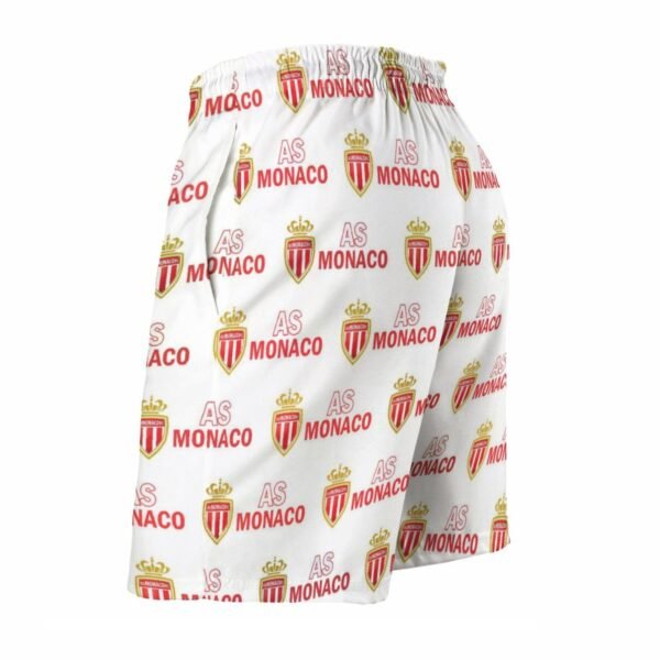 AS Monaco Herren Badehose Schnelltrocknende Strandshorts Mit Tasche Kordelzug Shorts
