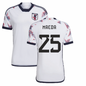 Japan Daizen Maeda 25 Away Trikot WM 2022