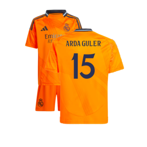 Real Madrid Arda Güler 15 Auswärtstrikot Kinder 2024-2025