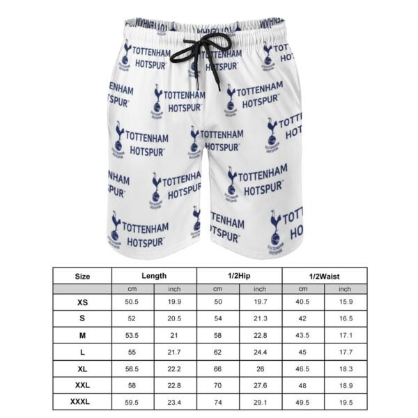 Tottenham Hotspur Herren Badehose Schnelltrocknende Strandshorts Mit Tasche Kordelzug Shorts