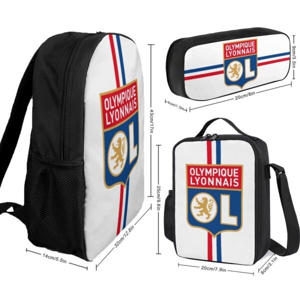 Olympique Lyonnais Student Schulranzen Lunchbag Stifttasche Kombination
