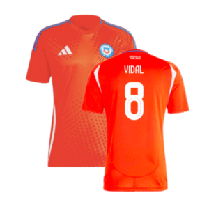 Chile Arturo Vidal 8 Home Trikot 2024-2025