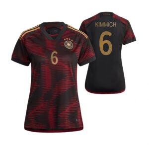Frauen Deutschland Joshua Kimmich 6 Away Trikot WM 2022