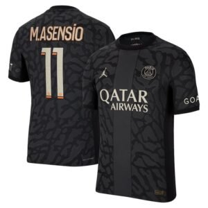 Paris Saint-Germain Marco Asensio 11 Third Trikot 2023-2024