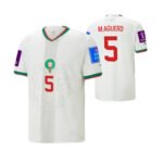 Marokko Nayef Aguerd 5 Away Trikot WM 2022