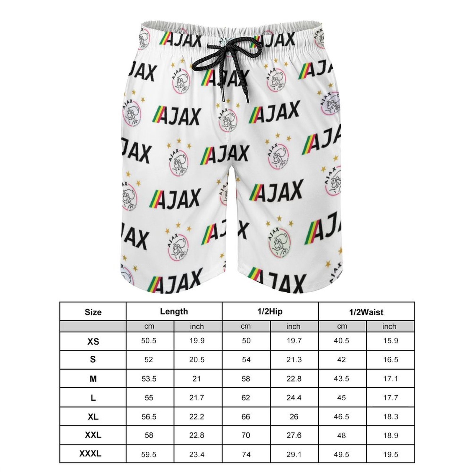 Ajax Staaten Herren Badehose Schnelltrocknende Strandshorts Mit Tasche Kordelzug Shorts Ajax Staaten Herren Badehose Schnelltrocknende Strandshorts Mit Tasche Kordelzug Shorts