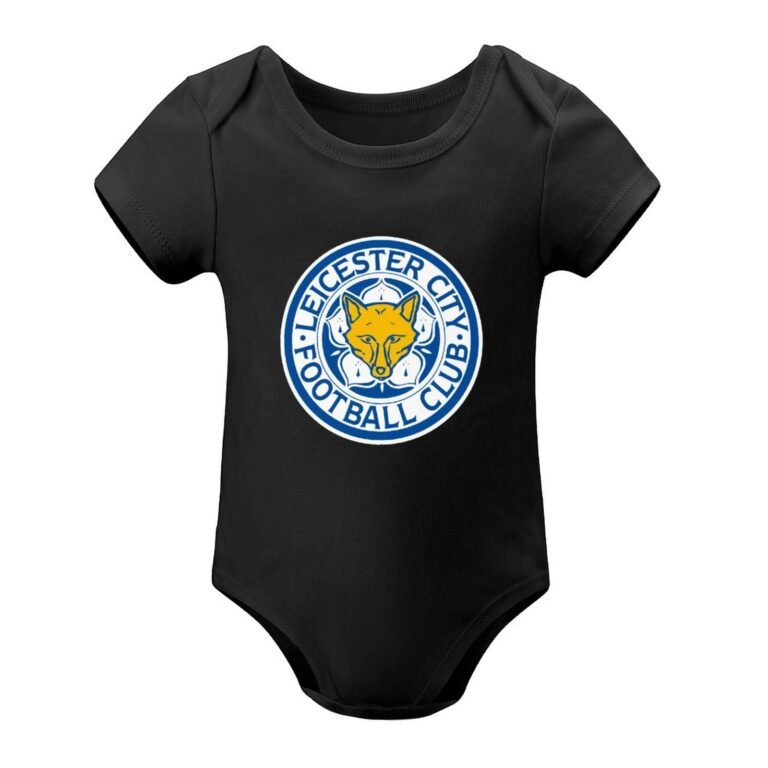 Leicester City Baby Bodysuit Strampler Schlafanzug Mit Kurzen Ärmeln