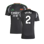 Arsenal William Saliba 2 Away Trikot 2024-2025