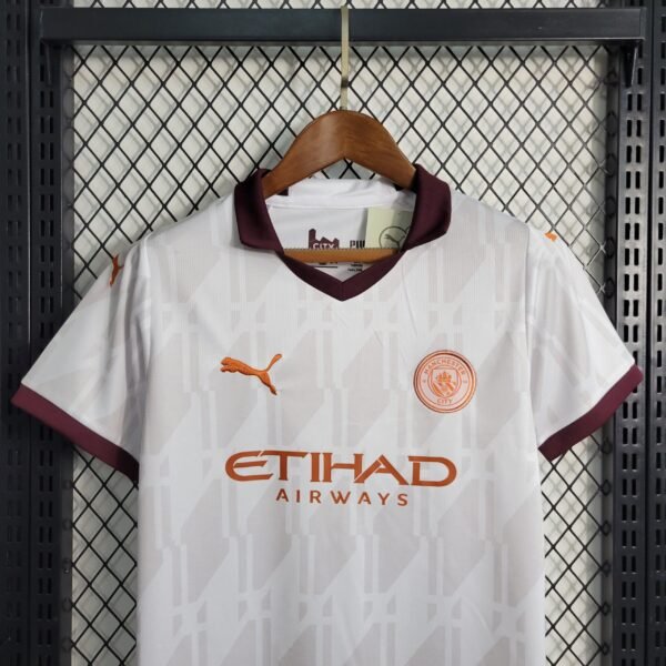 Man City Erling Haaland 9 Auswärtstrikot Kinder Mini Kit 2023-2024