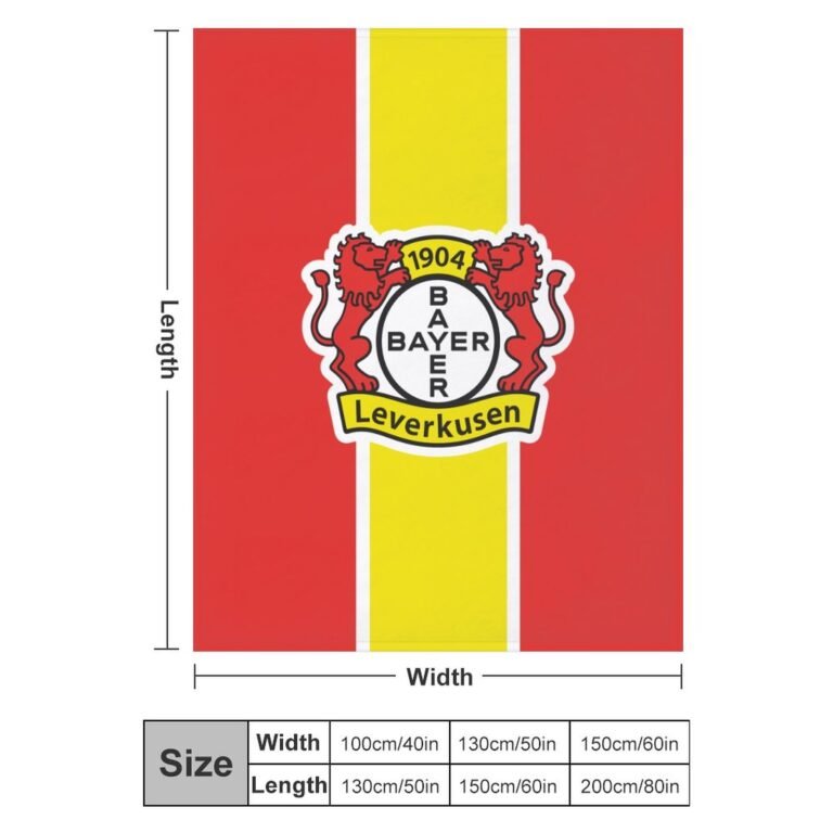 Bayer Leverkusen Decken, Superweiche Decken, Verschiedene Größen Von Decken