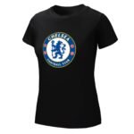 Chelsea FC Damen Kurzarm Rundhals T-Shirt Casual Sommer Tops