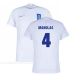 Griechenland Kostas Manolas 4 Home Trikot 2024-2025