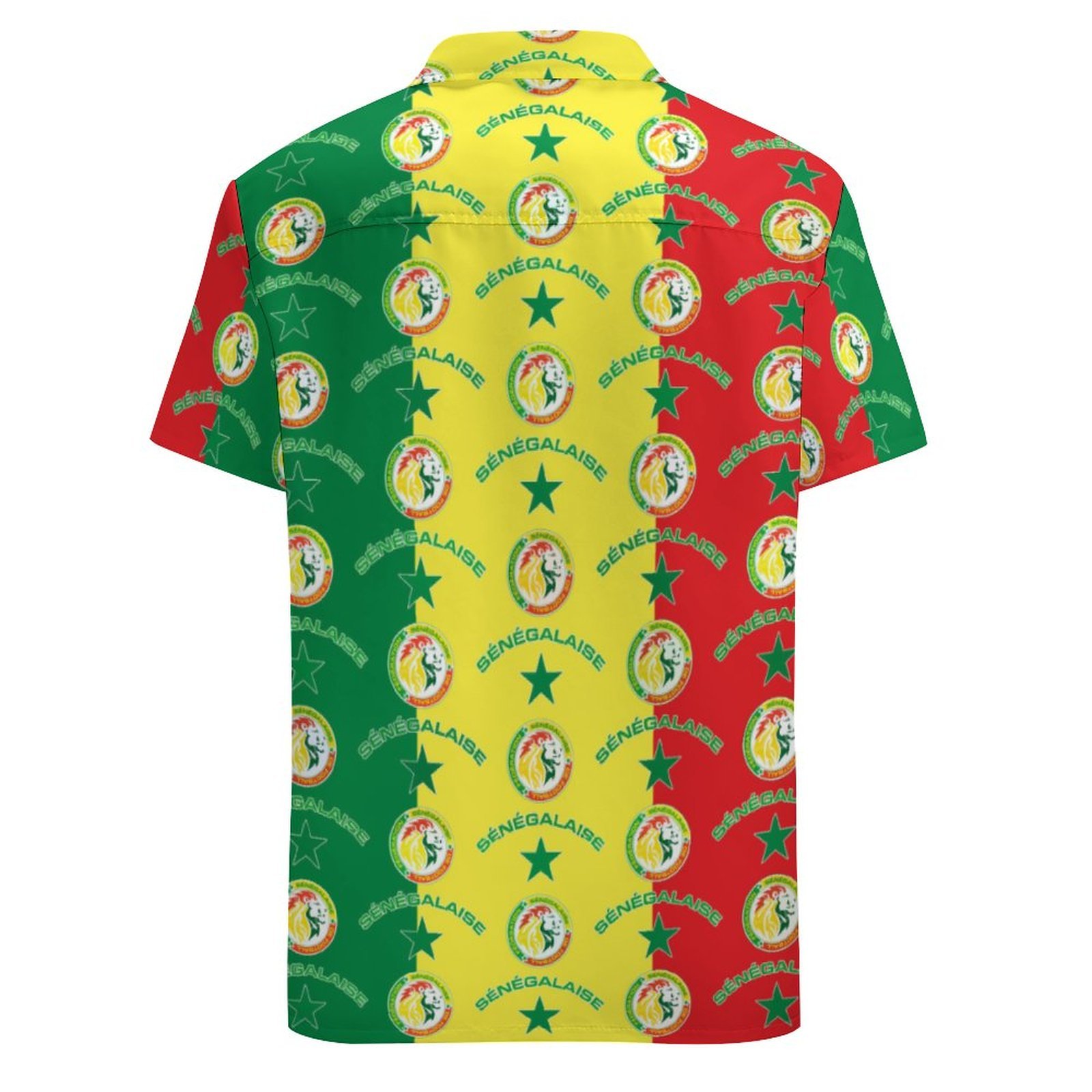 Senegal Kurzärmelige Herrenhemden, Passform Sommer Kurzarm Casual Button-Down Hemden Senegal Kurzärmelige Herrenhemden, Passform Sommer Kurzarm Casual Button-Down Hemden