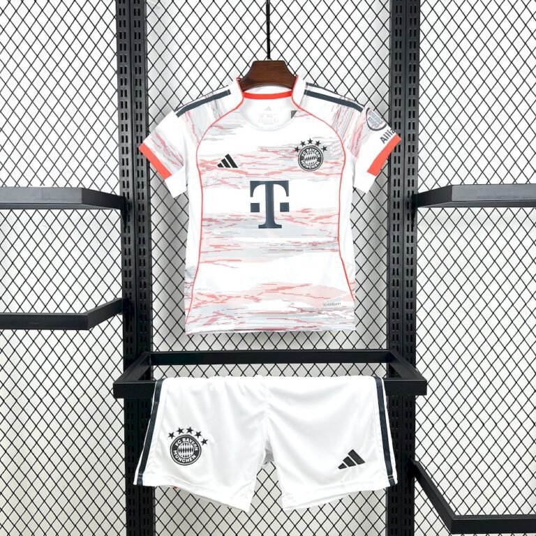 Bayern München Auswärtstrikot Kinder Minikit 2025-2026