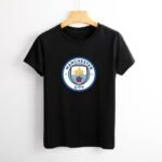 Manchester City Damen Kurzarm Rundhals T-Shirt Casual Sommer Tops