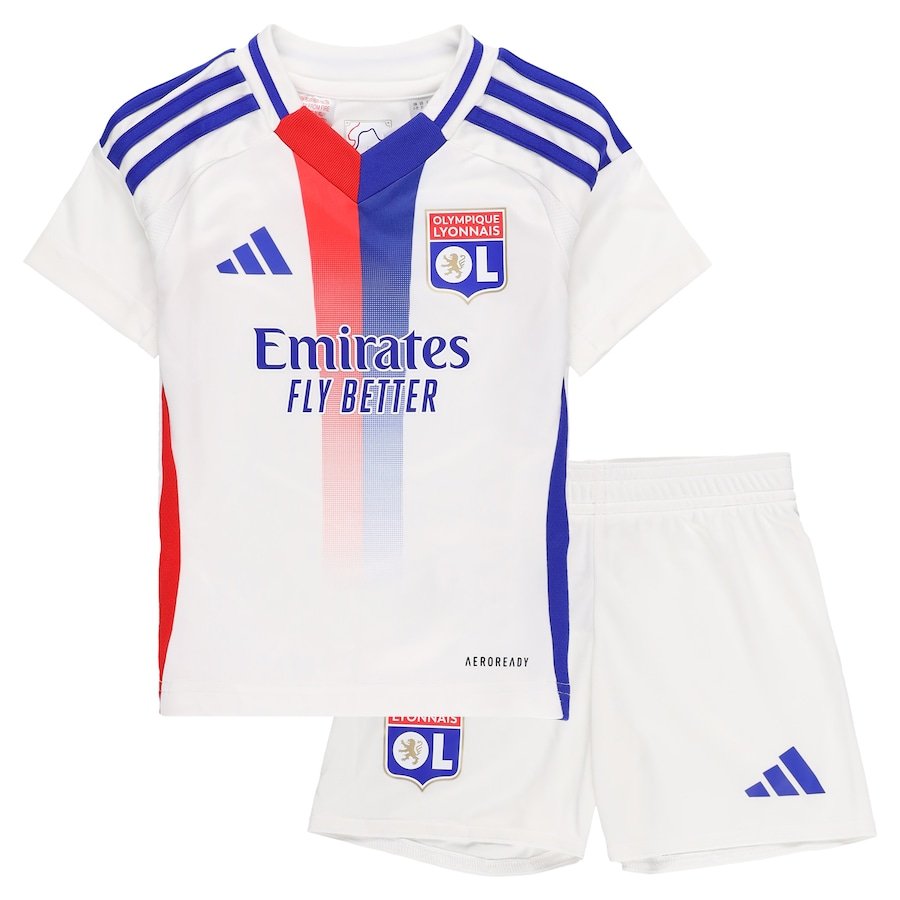 Olympique Lyonnais Heimtrikot Kinder Mini Kit 2024-2025 Olympique Lyonnais Heimtrikot Kinder Mini Kit 2024-2025
