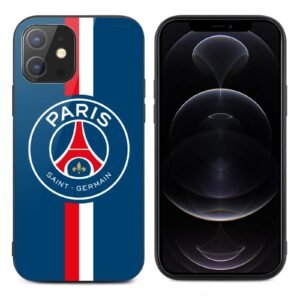 Paris Saint-Germain Stoßfest Glaskasten Handyhüllen & Cover Für IPhone 12