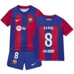 FC Barcelona Pedri 8 Heimtrikot Kinder Mini Kit 2023-2024