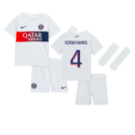 PSG Sergio Ramos 4 Auswärtstrikot Kinder Mini Kit 2023-2024