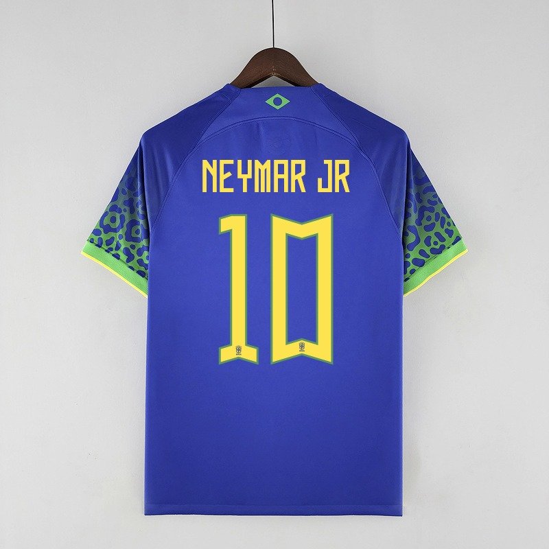 Brasilien Neymar JR 10 Away Trikot WM 2022 Brasilien Neymar JR 10 Away Trikot WM 2022