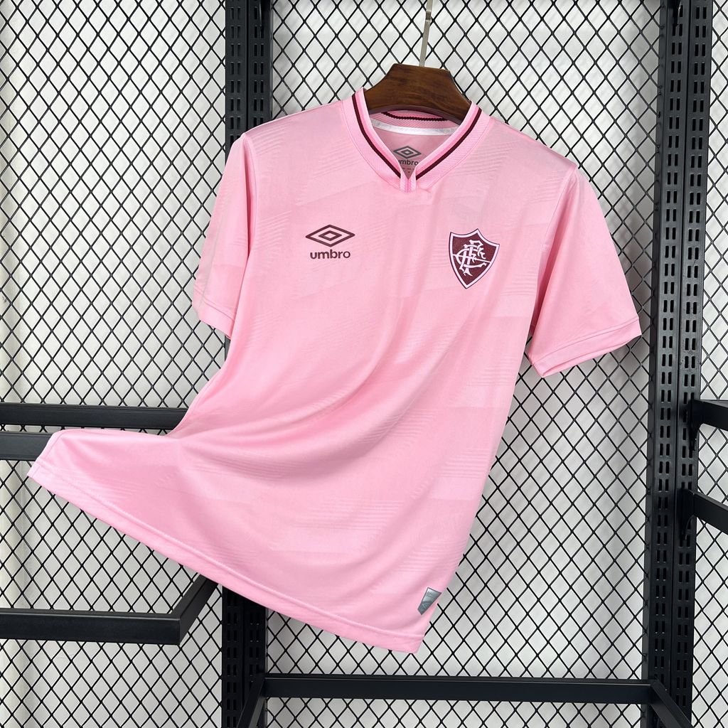 Fluminense Oktober Trikot 2024-2025 - Rosa Fluminense Oktober Trikot 2024-2025 - Rosa