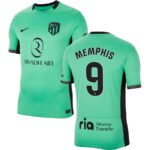 Atletico Madrid Memphis Depay 9 Third Trikot 2023-2024
