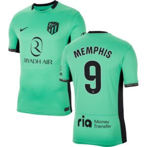 Atletico Madrid Memphis Depay 9 Third Trikot 2023-2024