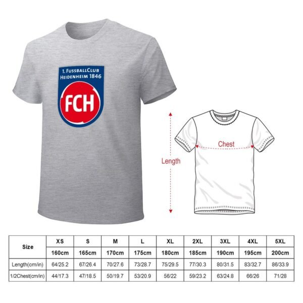FC Heidenheim Core Stretch Slim Cneck Gildan Tee T-Shirt Herren