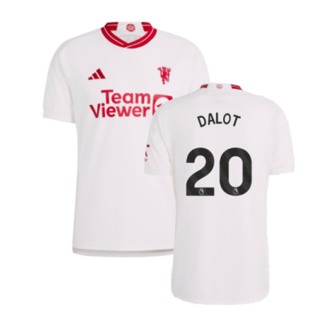 Manchester United Diogo Dalot 20 Third Trikot 2023-2024