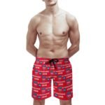 FC Heidenheim Herren Badehose Schnelltrocknende Strandshorts Mit Tasche Kordelzug Shorts