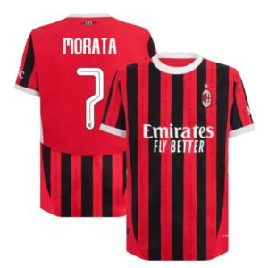 AC Mailand Álvaro Morata 7 Home Trikot 2024-2025